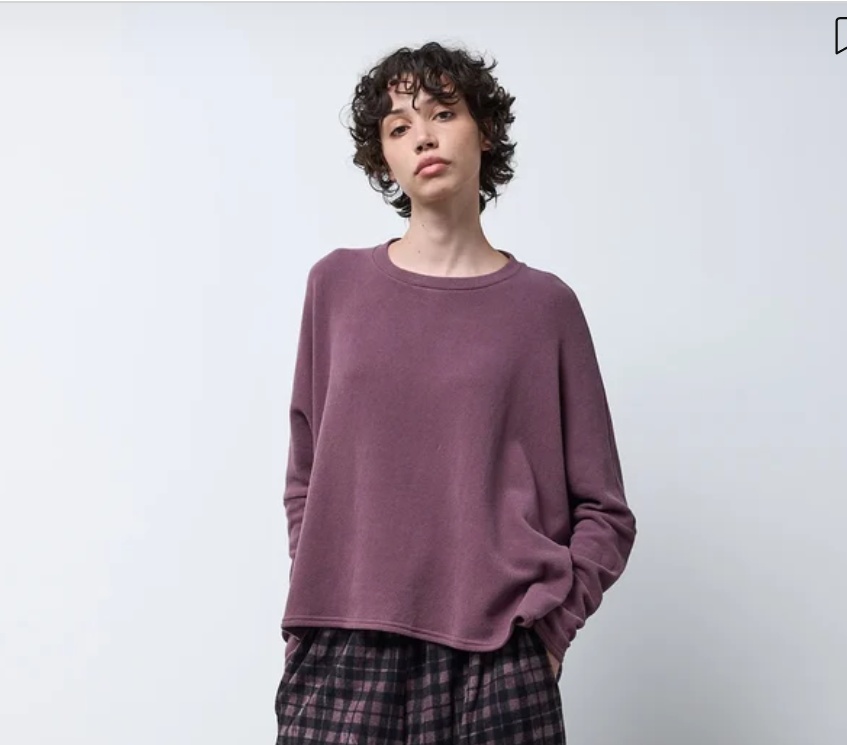 neirami MAGLIA BASIC SVASATA  MALVA