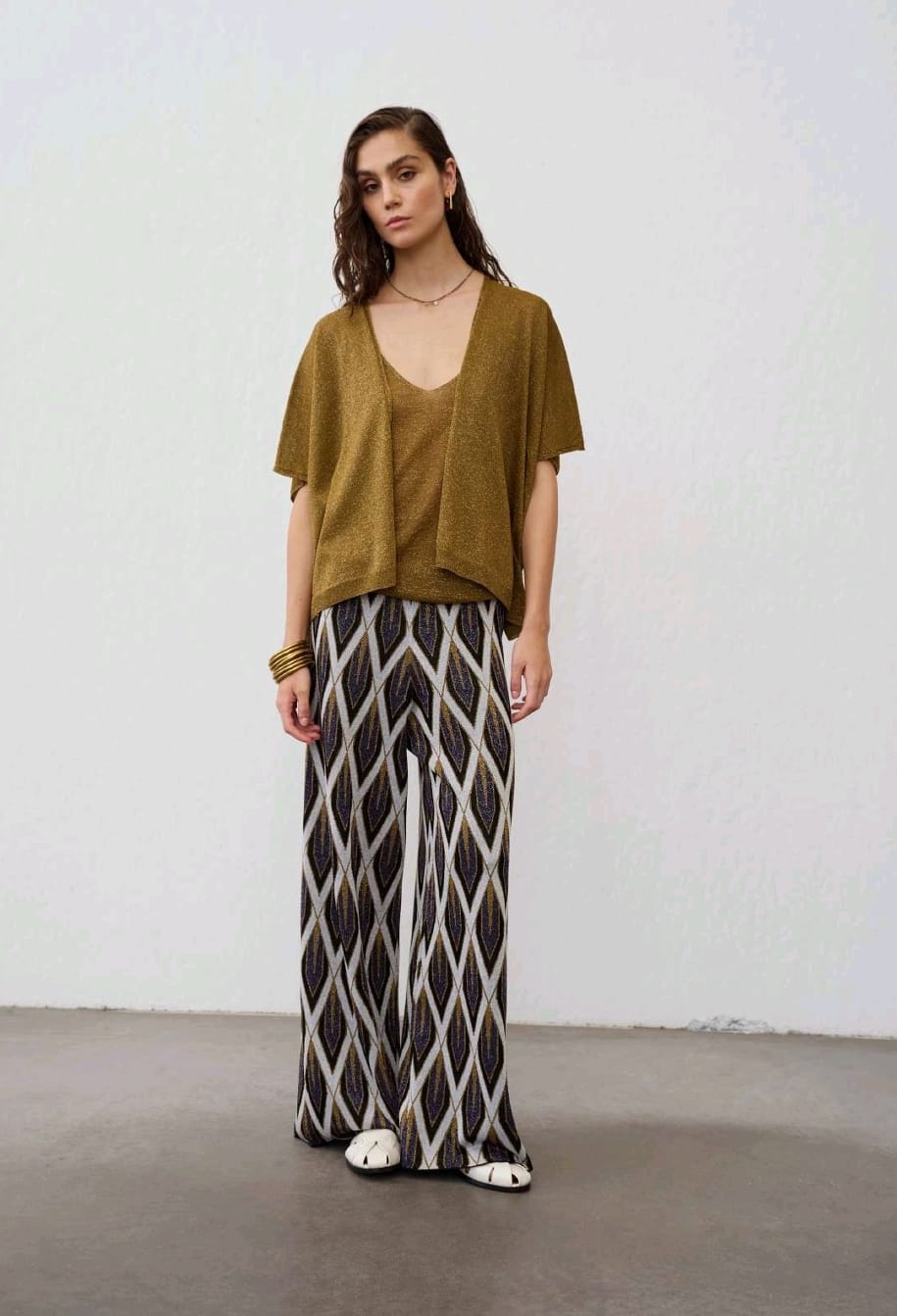 floor Cardigan lurex