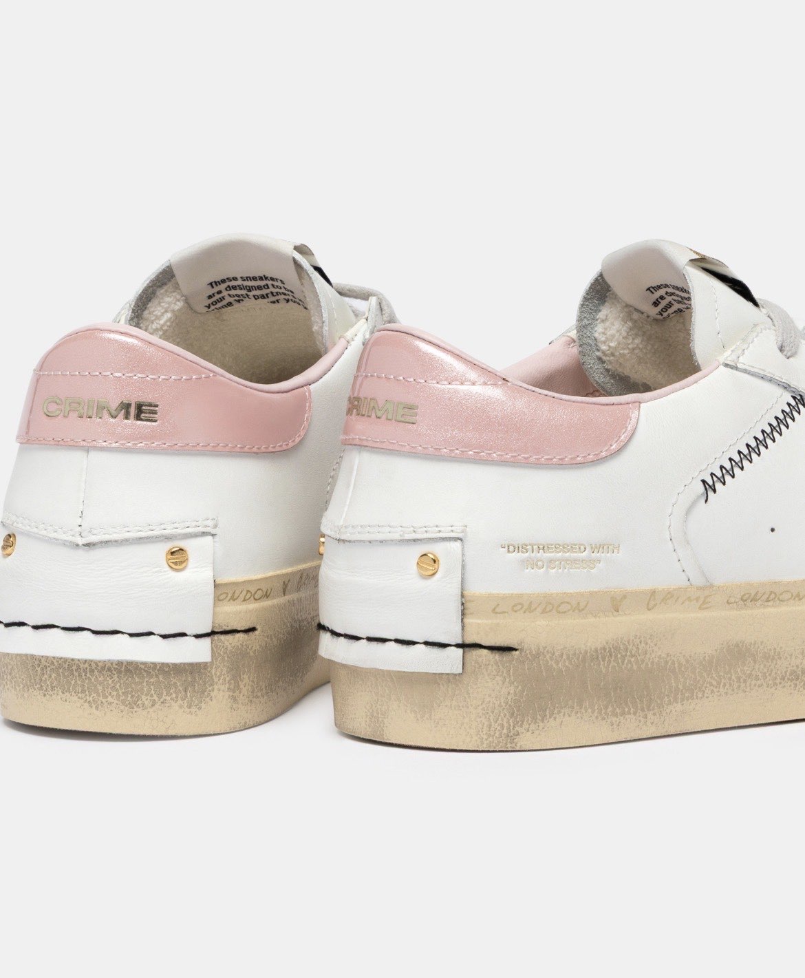 CRIME LONDON SCARPA Donna | DISTRESSED PLAT