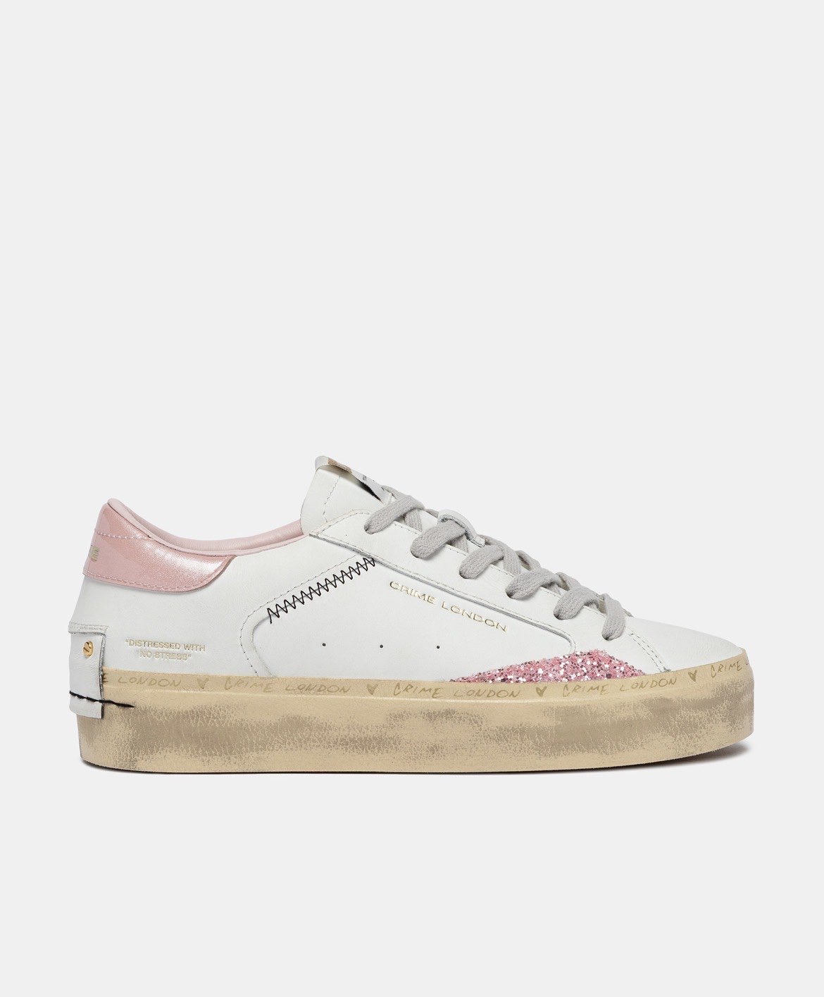 CRIME LONDON SCARPA Donna | DISTRESSED PLAT