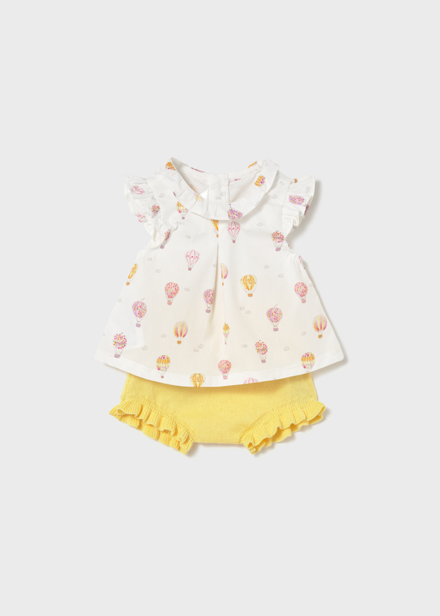 Mayoral Newborn Completo Completo 2 Pezzi Corto Bimba