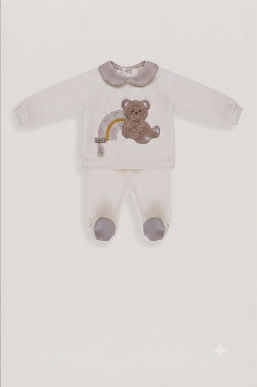 Marlù Accessori Abbigliamento Completo 2 Pezzi Corredino Bimbo