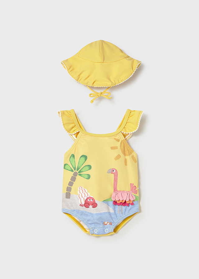 Mayoral Newborn Costume Da Bagno Costume E Cappello Bimba