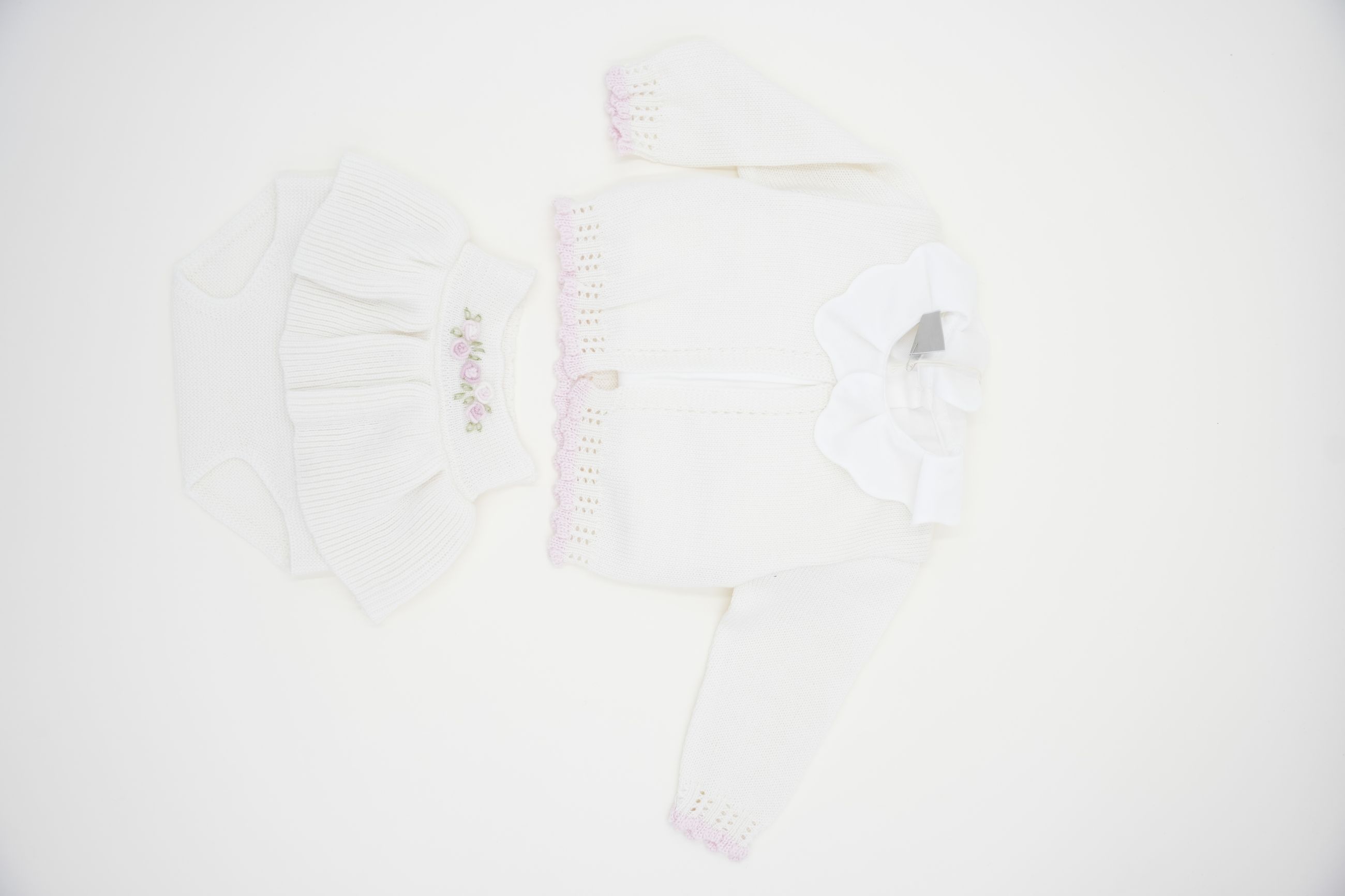 Marlù Accessori Abbigliamento Completo 3 Pezzi Corredino Bimba