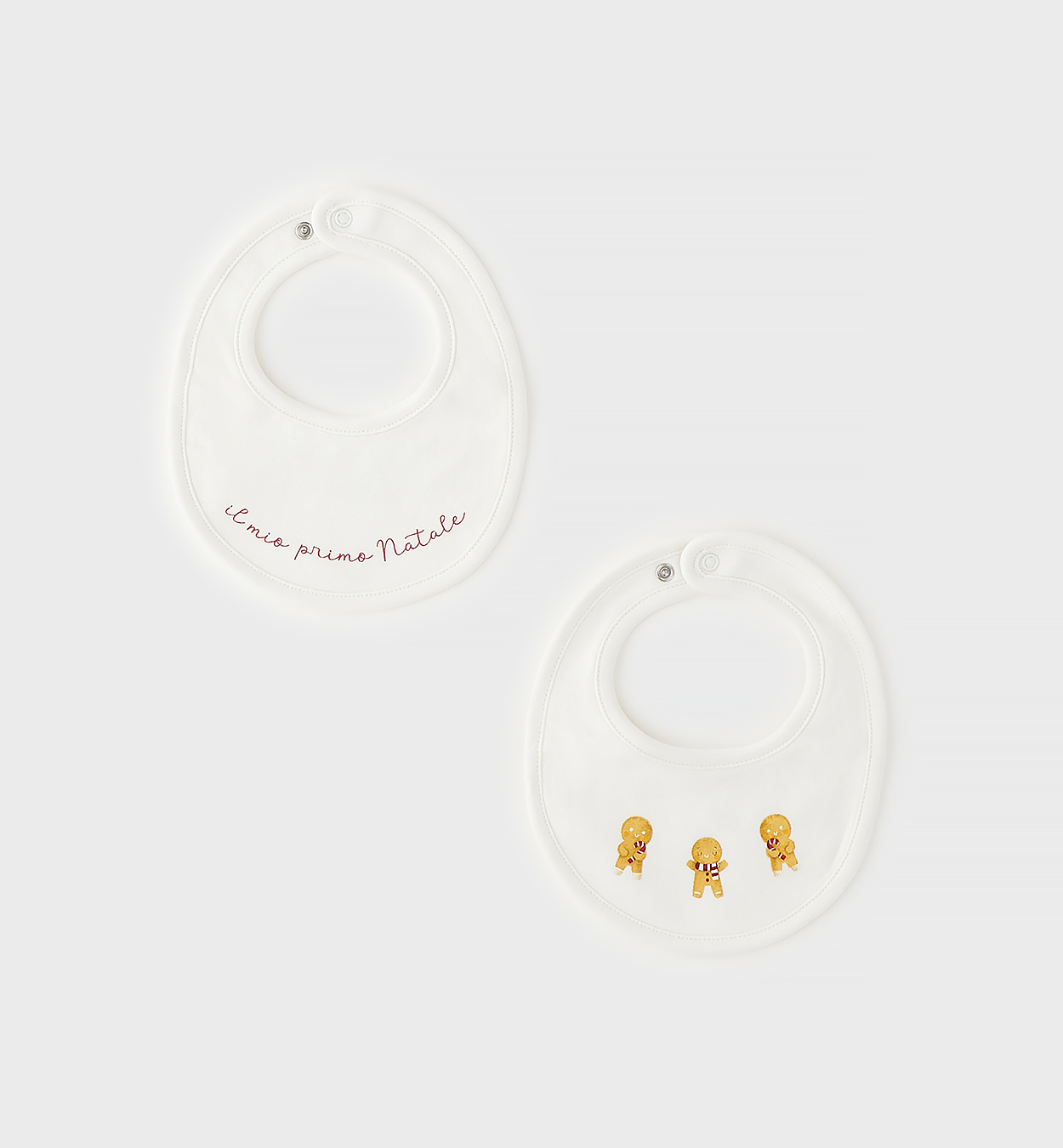 Minibanda Accessori Abbigliamento Set 2 Bavaglini Corredino Bimbo