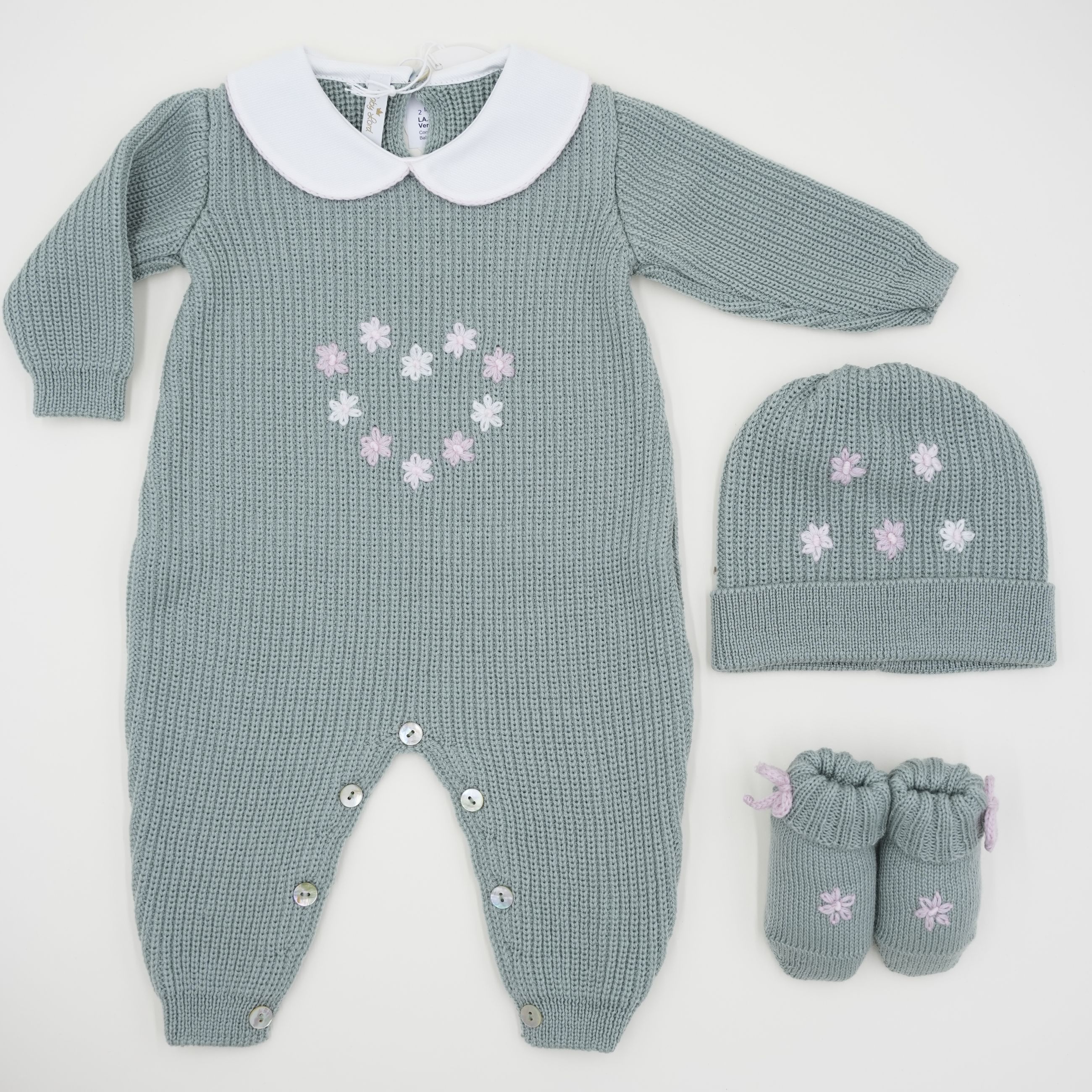 Baby Lord Accessori Abbigliamento Completo 3 Pezzi Corredino Bimba