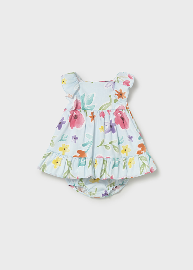 Mayoral Newborn Abito Stampato Bimba