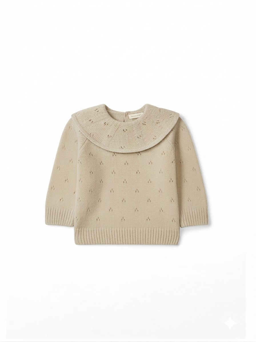Wedoble Maglia Con Colletto Bambine E Ragazze