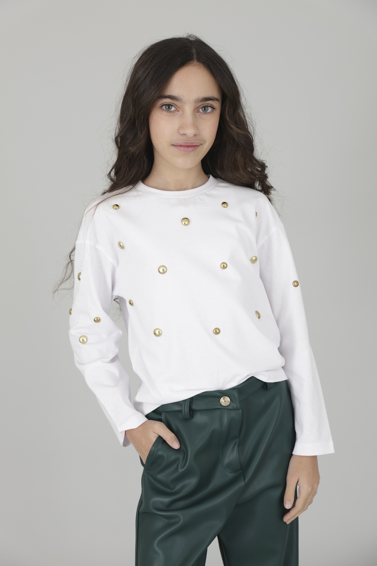 Naida T-shirt Manica Lunga Ragazza