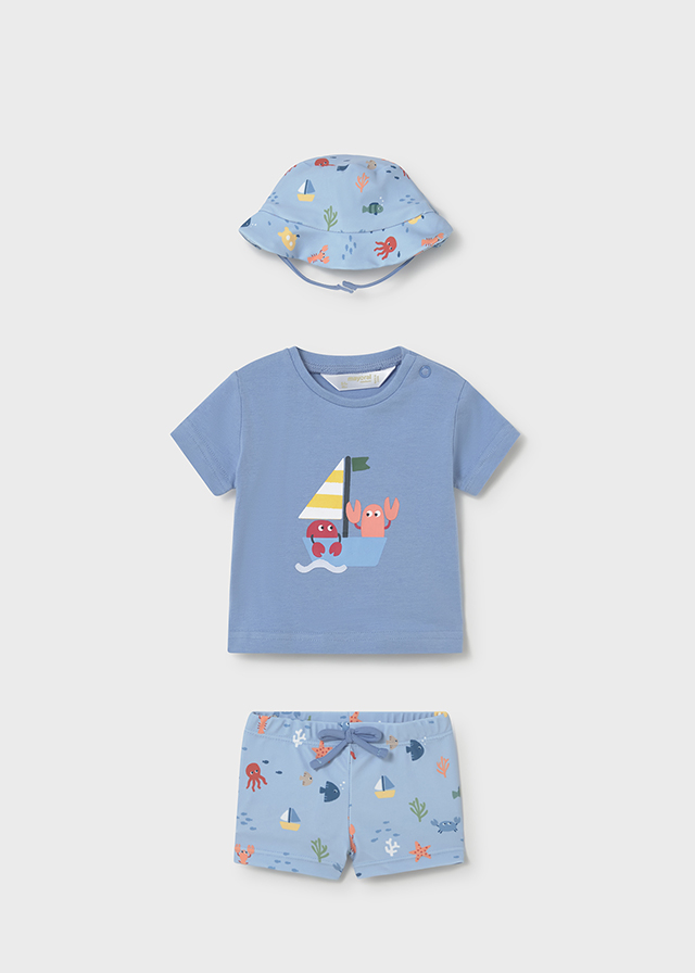 Mayoral Newborn Costume Da Bagno Costume E Cappello Bimbo