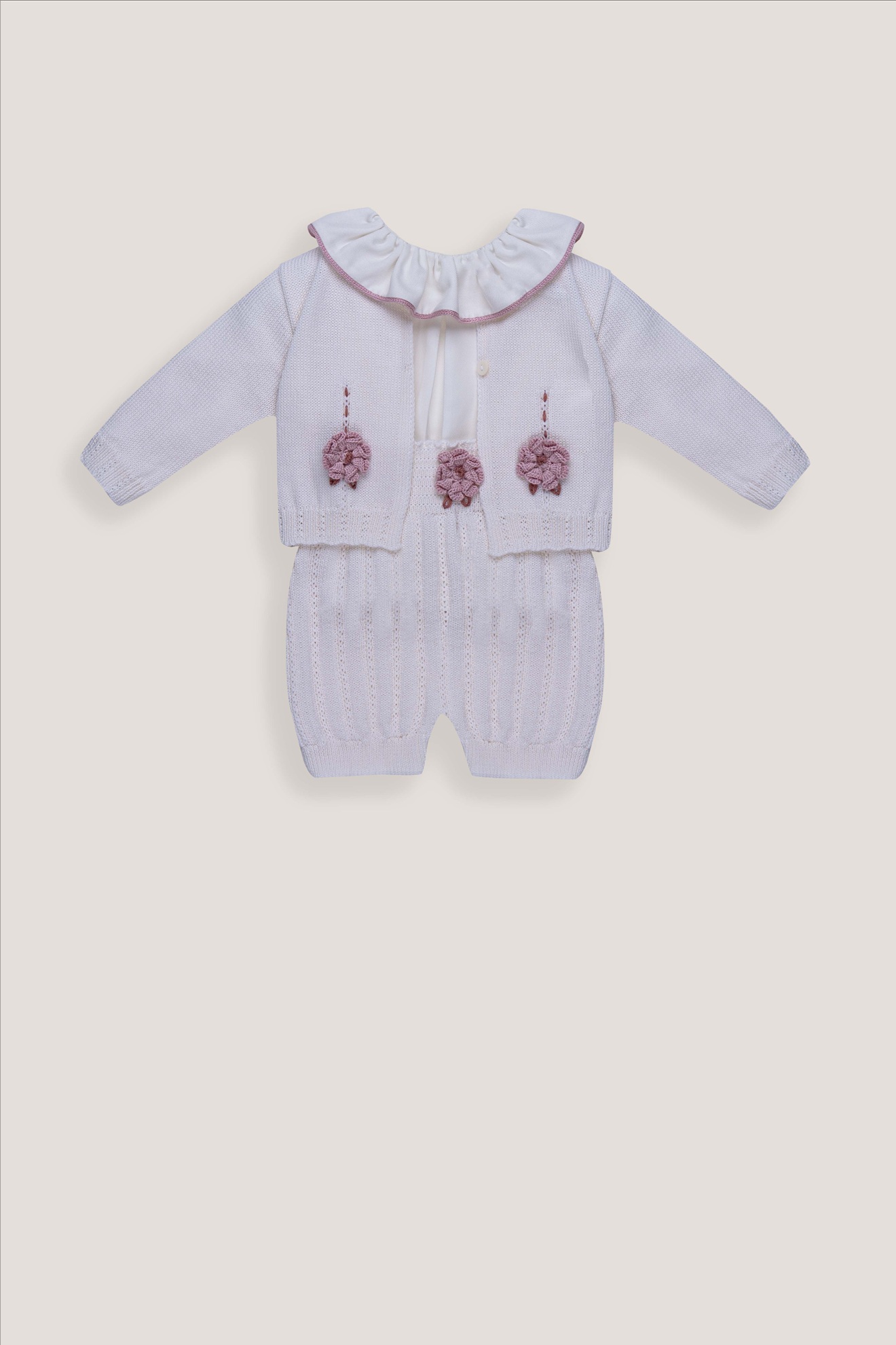 Marlù Accessori Abbigliamento Completo 3 Pezzi Corredino Bimba