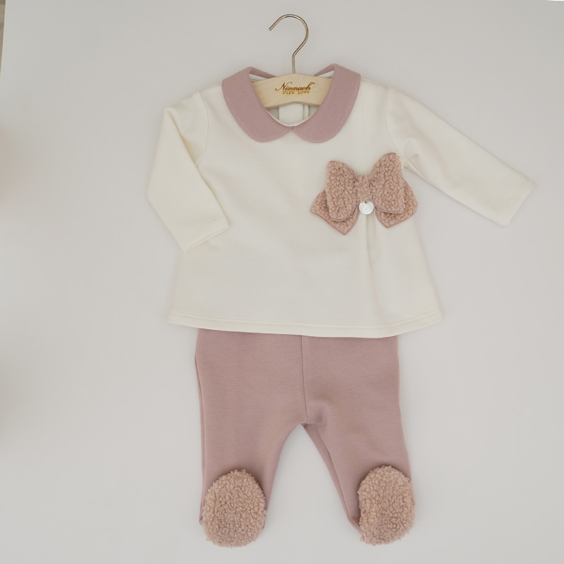 Ninnaoh Pure Love Accessori Abbigliamento Completo 2 Pezzi Corredino Bimba