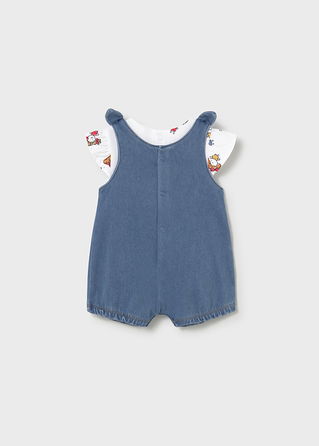 Mayoral Newborn Abito Salopette Bimba