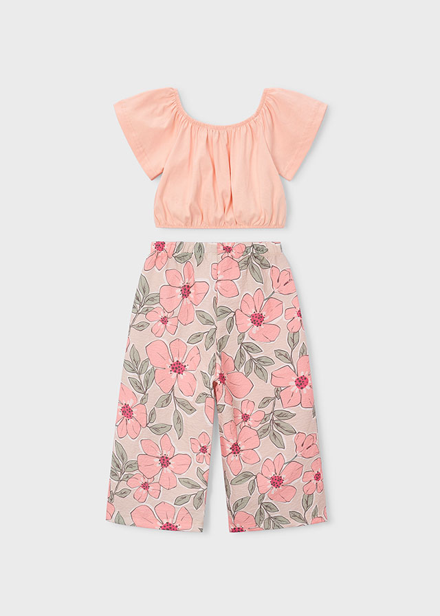 Mayoral Completo Pantalone + Top Bambine E Ragazze