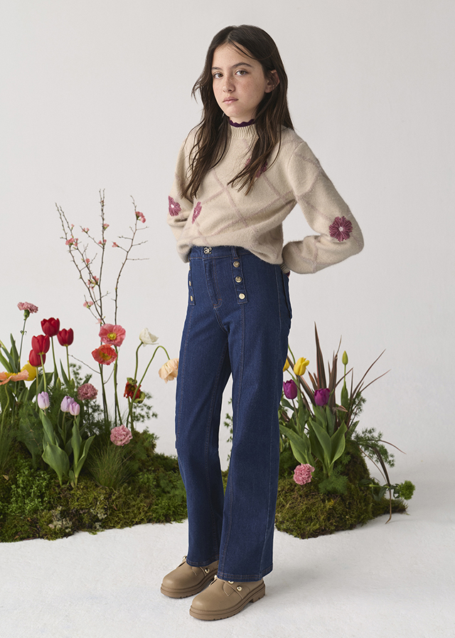 Abel & Lula Pantaloni Jeans Bambine E Ragazze
