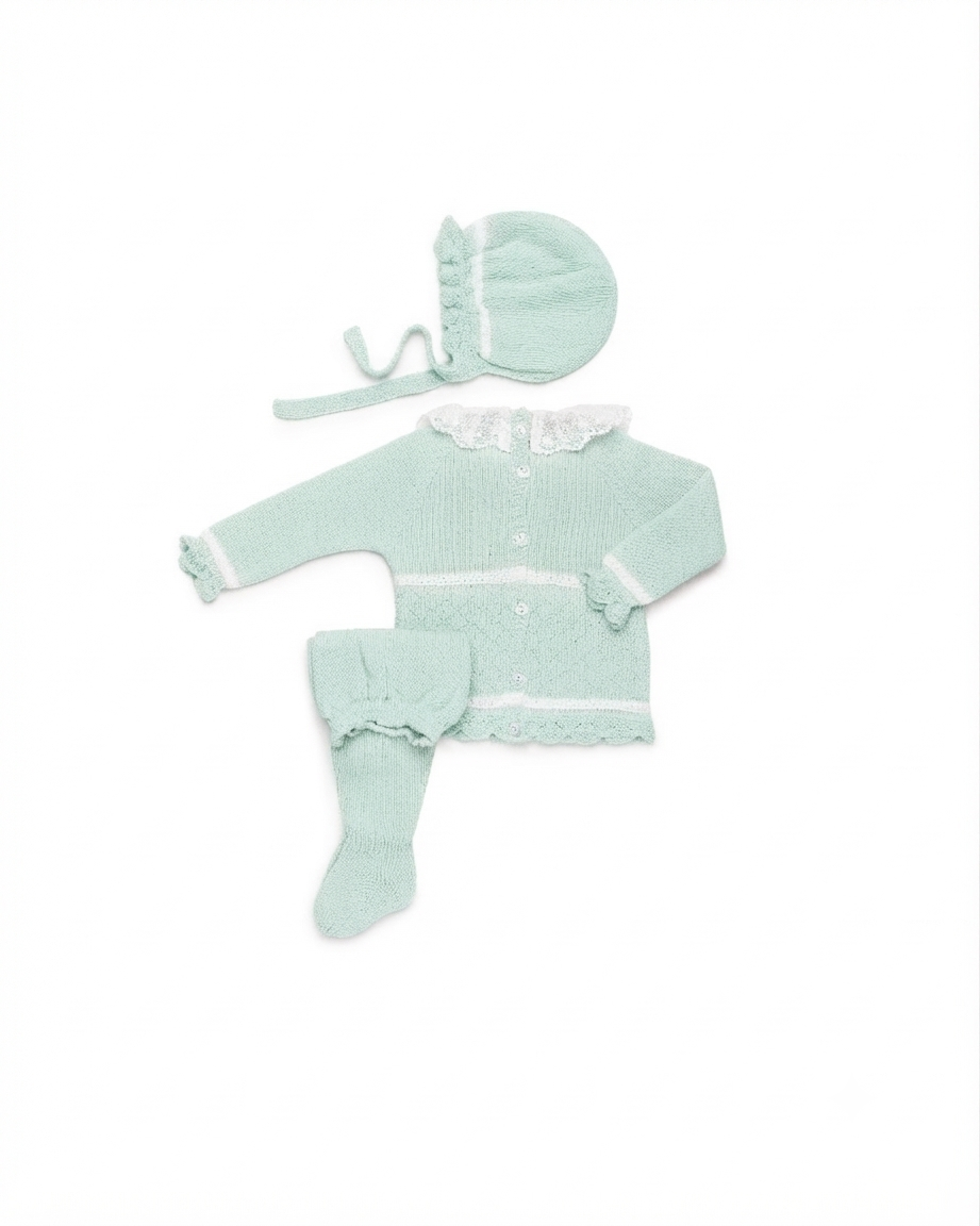 Juliana Accessori Abbigliamento Completo 3 Pezzi Corredino Bimba