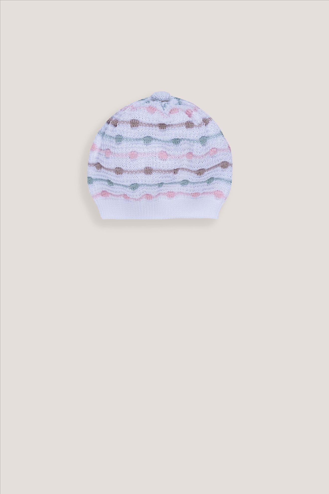 Marlù Accessori Abbigliamento Cappellino Corredino Bimba