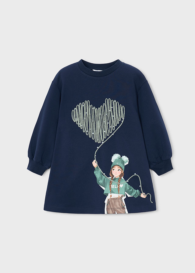 Mayoral Abito Maxi Pull Bambine E Ragazze