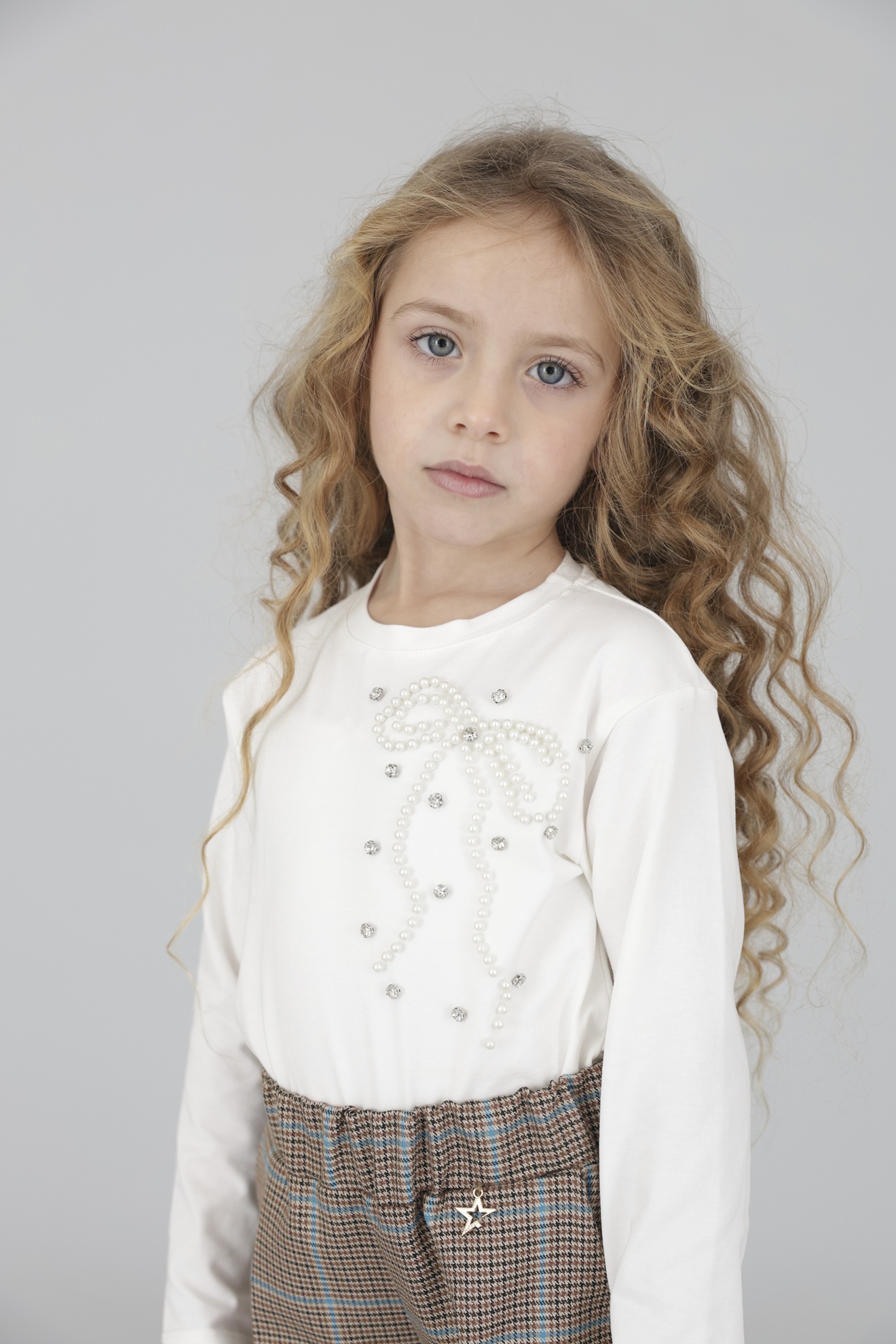 Naida T-shirt Manica Lunga Bambine E Ragazze