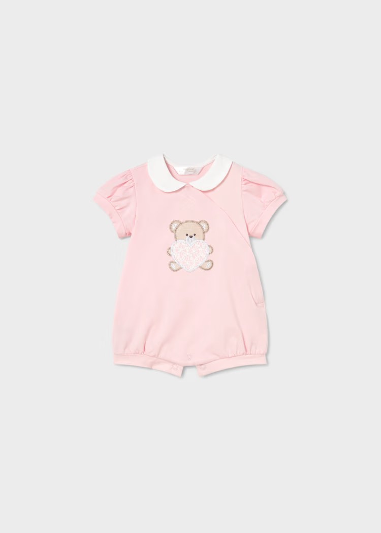 Mayoral Newborn Accessori Abbigliamento Set 2 Pagliaccetti Corti Corredino Bimba