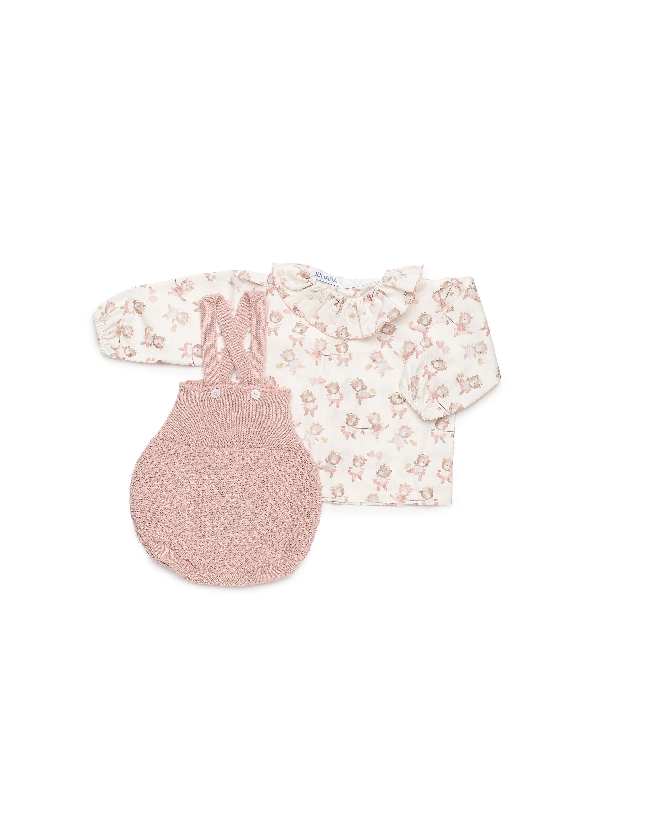 Juliana Accessori Abbigliamento Completo 2 Pezzi Corredino Bimba