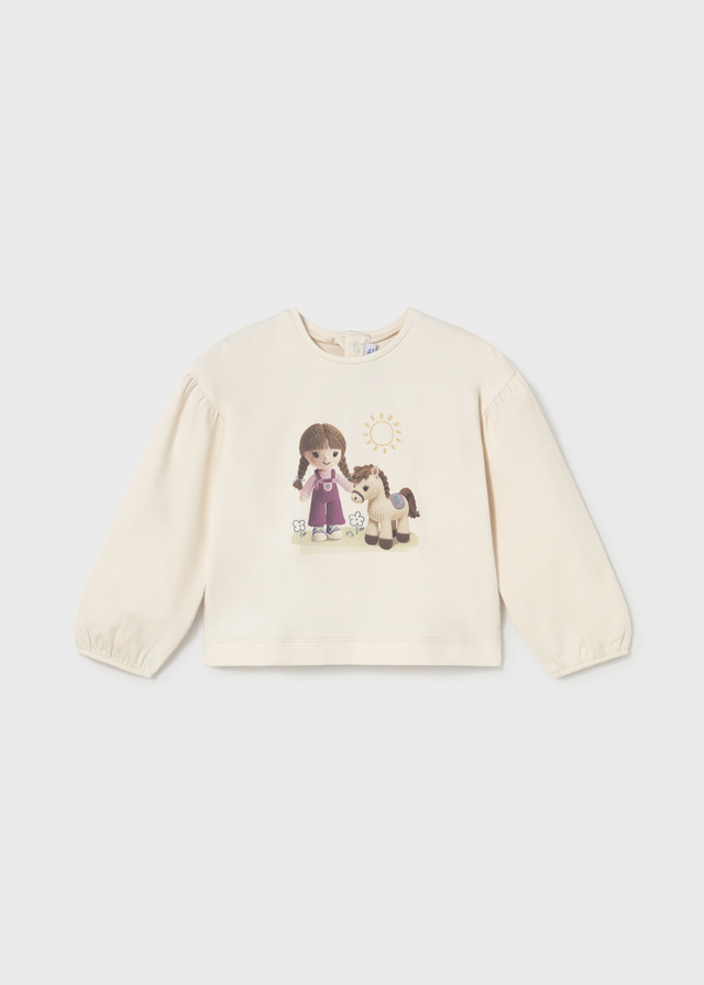 Mayoral T-shirt Manica Lunga Bimba