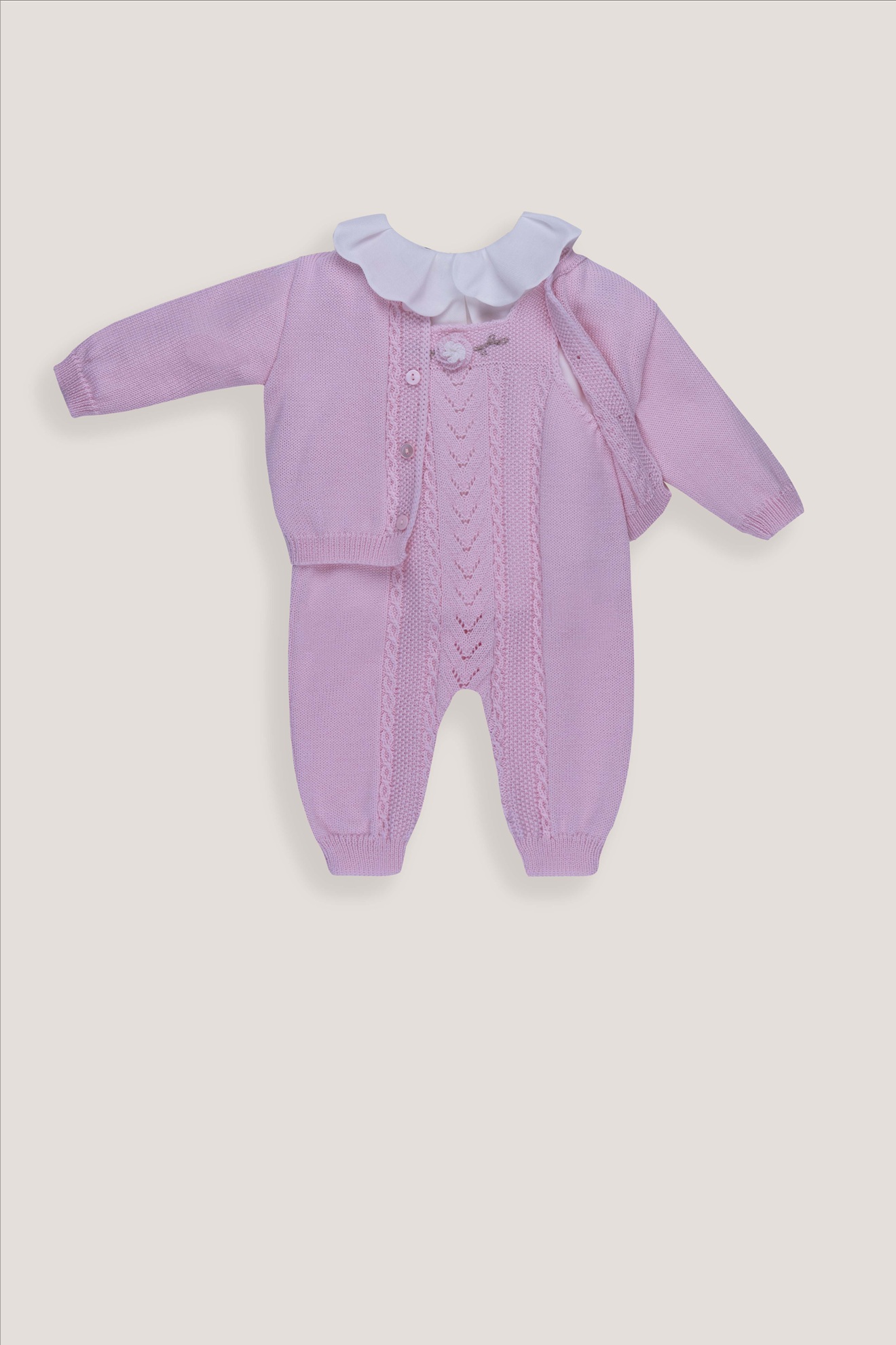 Marlù Accessori Abbigliamento Completo 3 Pezzi Corredino Bimba
