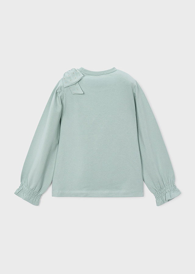 Mayoral T-shirt Con Fiocco Bambine E Ragazze