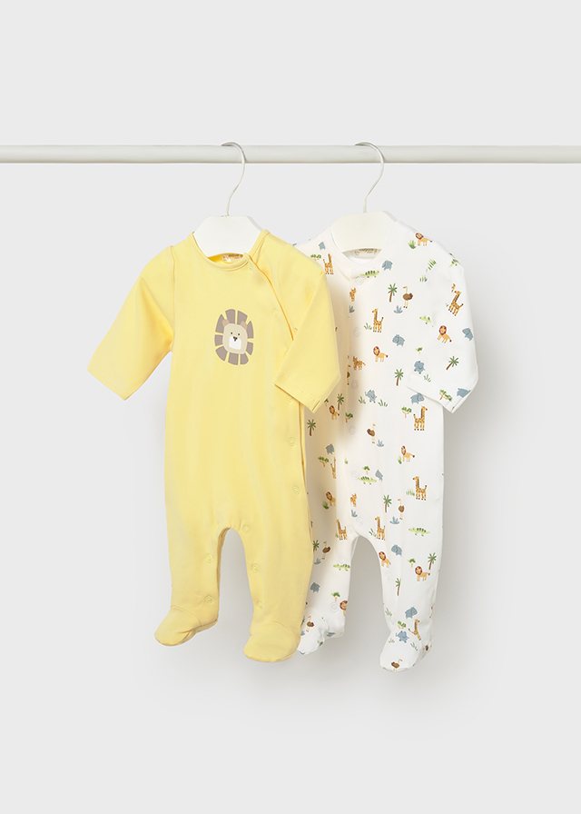 Mayoral Newborn Accessori Abbigliamento Set 2 Tutine Corredino Bimbo