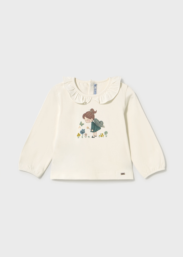 Mayoral T-shirt Manica Lunga Bimba