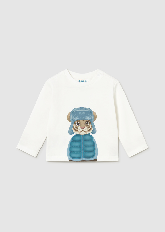 Mayoral T-shirt Manica Lunga Bimbo