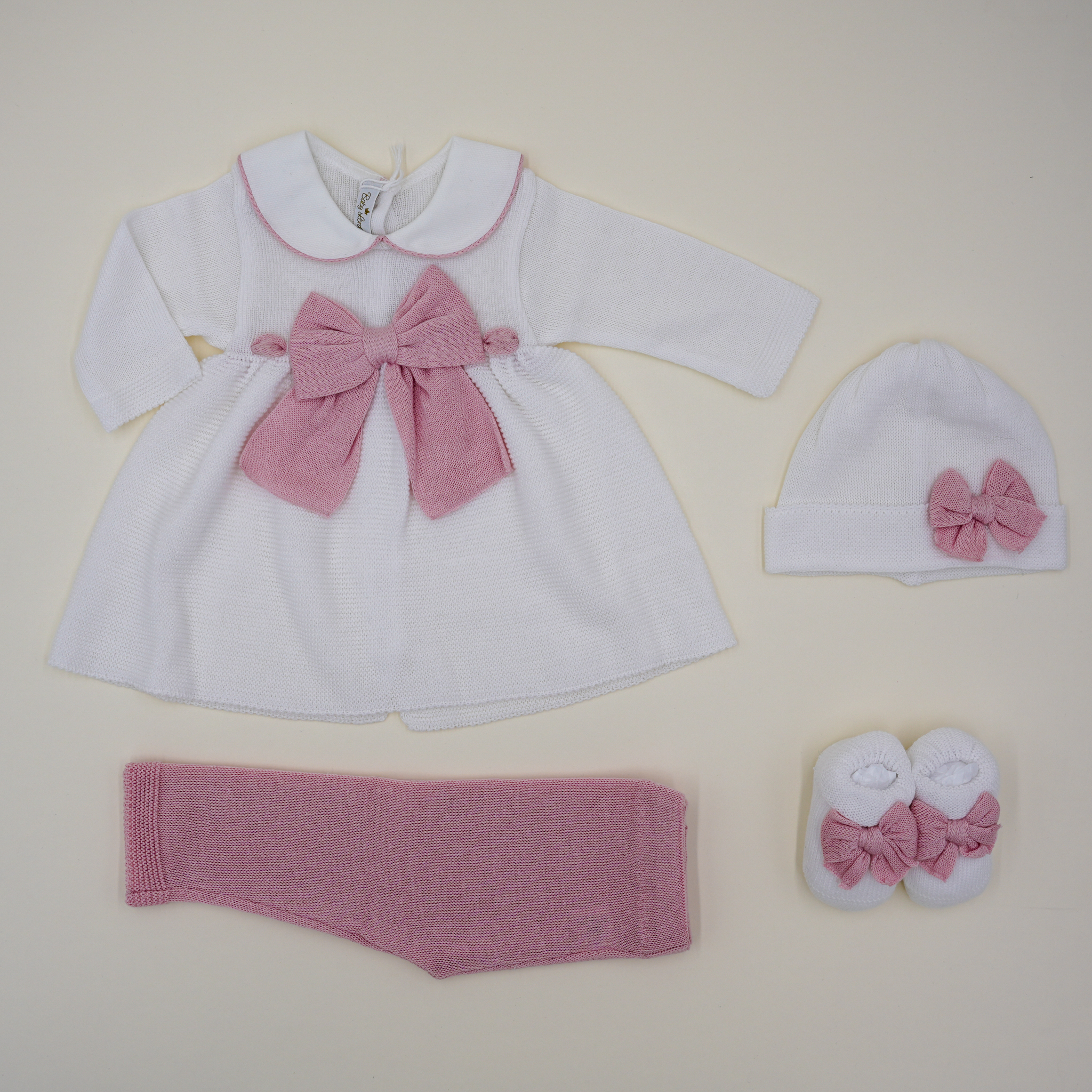 Baby Lord Accessori Abbigliamento Completo 4 Pezzi Corredino Bimba