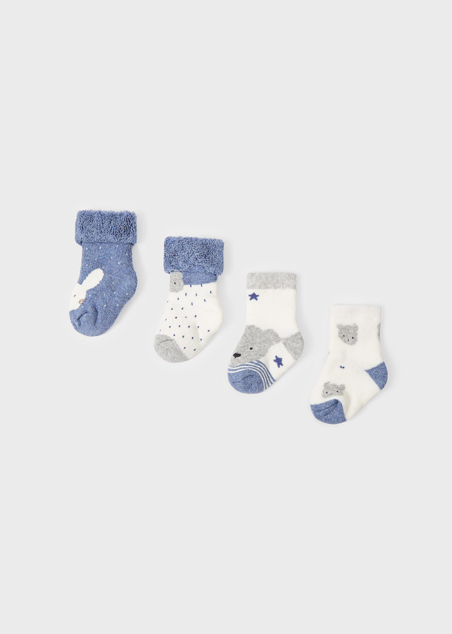 Set 4 paia di calzini neonato Mayoral