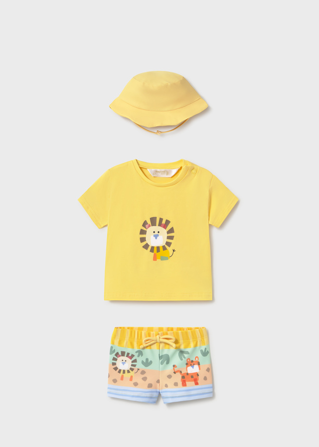 Mayoral Newborn Costume Da Bagno Costume E Cappello Bimbo