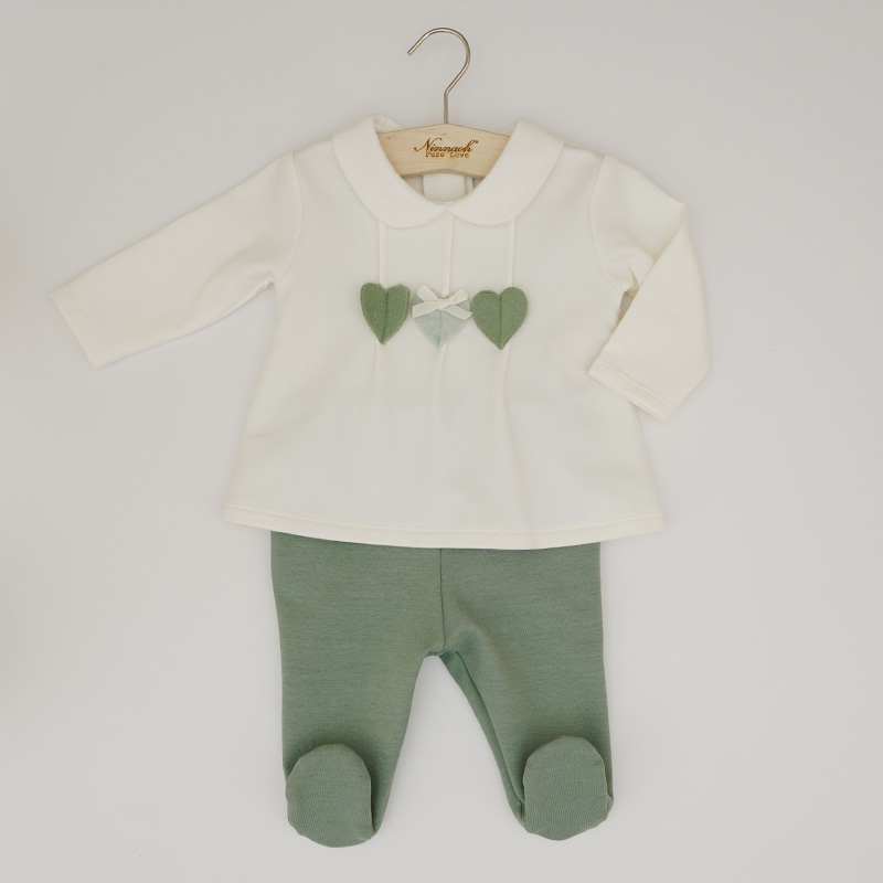 Ninnaoh Pure Love Accessori Abbigliamento Completo 2 Pezzi Corredino Bimba