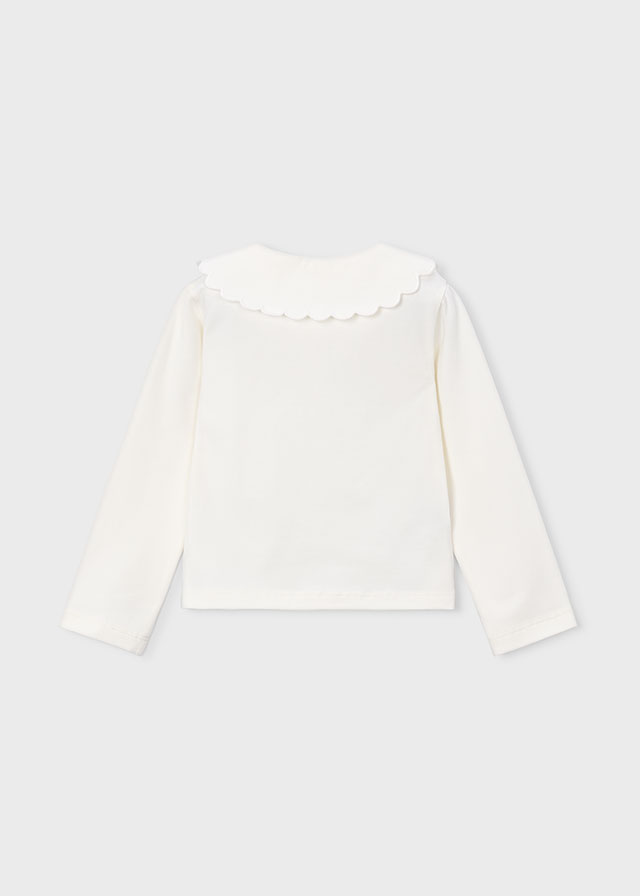Mayoral T-shirt Polo Manica Lunga Bambine E Ragazze