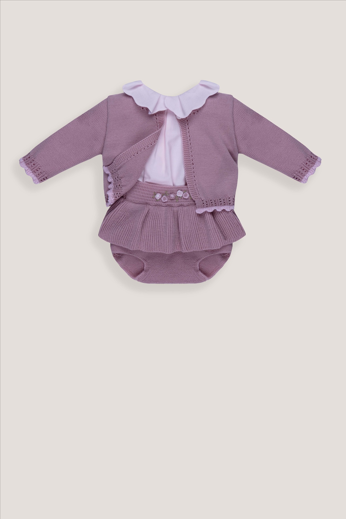 Marlù Accessori Abbigliamento Completo 3 Pezzi Corredino Bimba