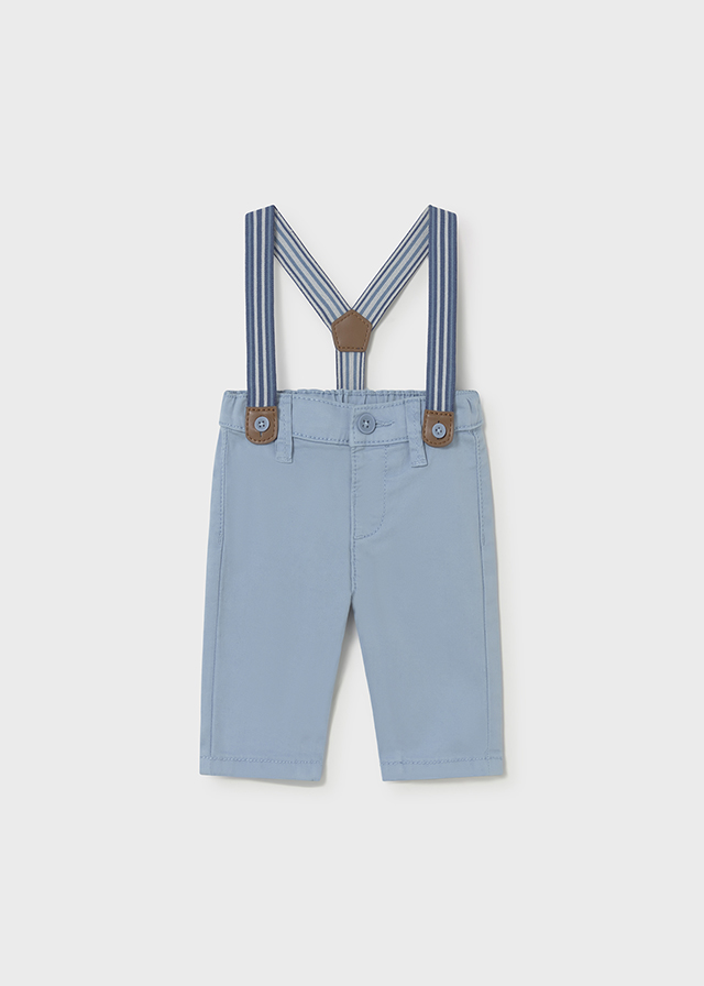 Mayoral Newborn Pantaloni Con Bretelle Bimbo