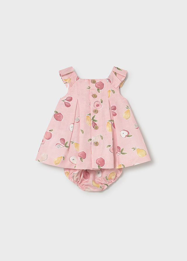 Mayoral Newborn Abito Con Culotte Bimba