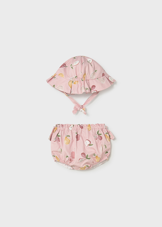 Mayoral Newborn Accessori Abbigliamento Culotte + Cappello Bimba