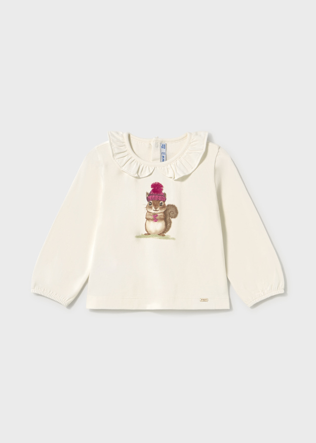 Mayoral T-shirt Manica Lunga Bimba
