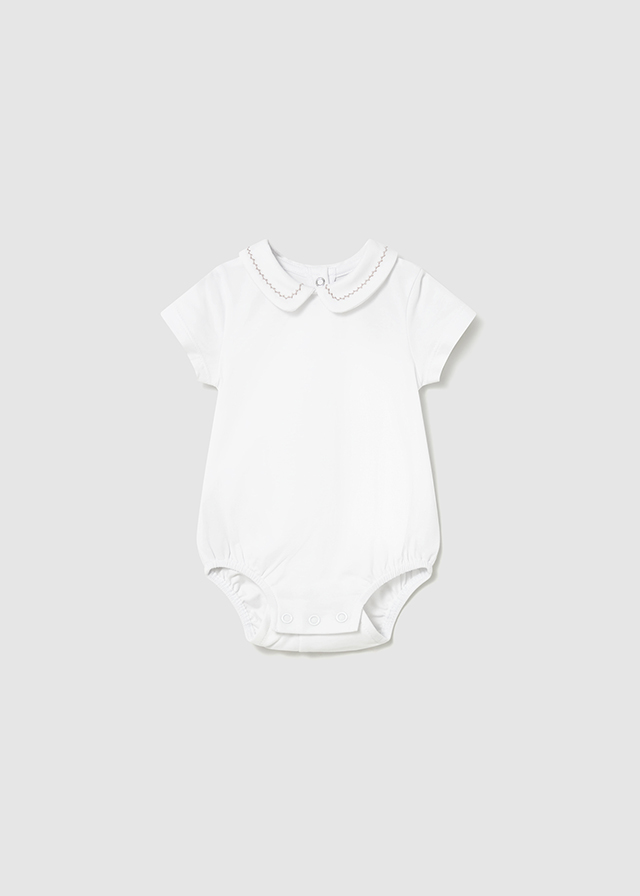 Mayoral Newborn T-shirt Body Con Colletto Bimbo