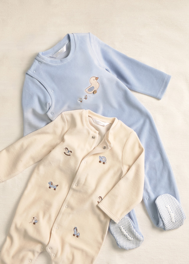 Mayoral Newborn Accessori Abbigliamento Set 2 Tutine Corredino Bimbo