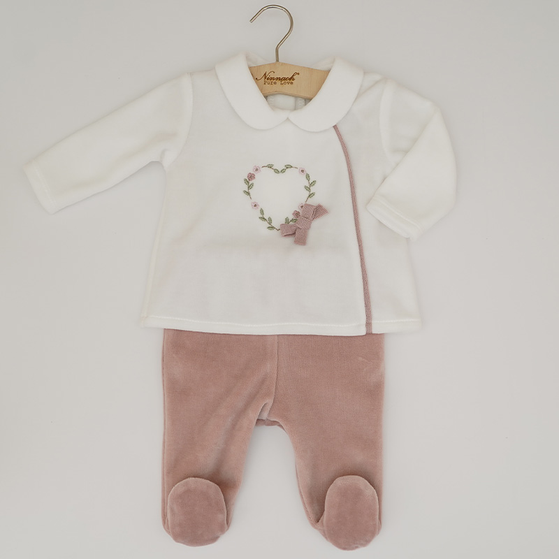 Ninnaoh Pure Love Accessori Abbigliamento Completo 2 Pezzi Corredino Bimba