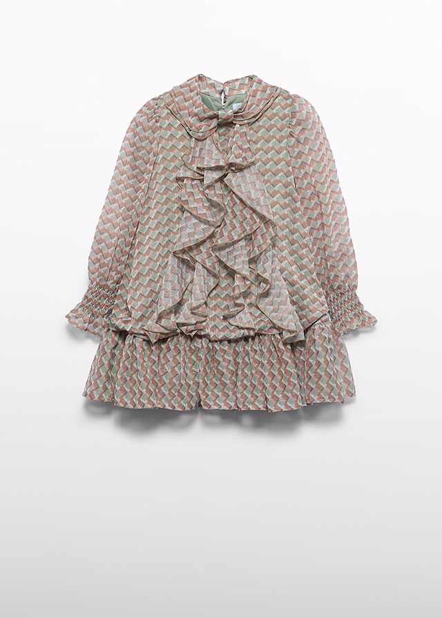 Abel & Lula Abito Chiffon Bambine E Ragazze