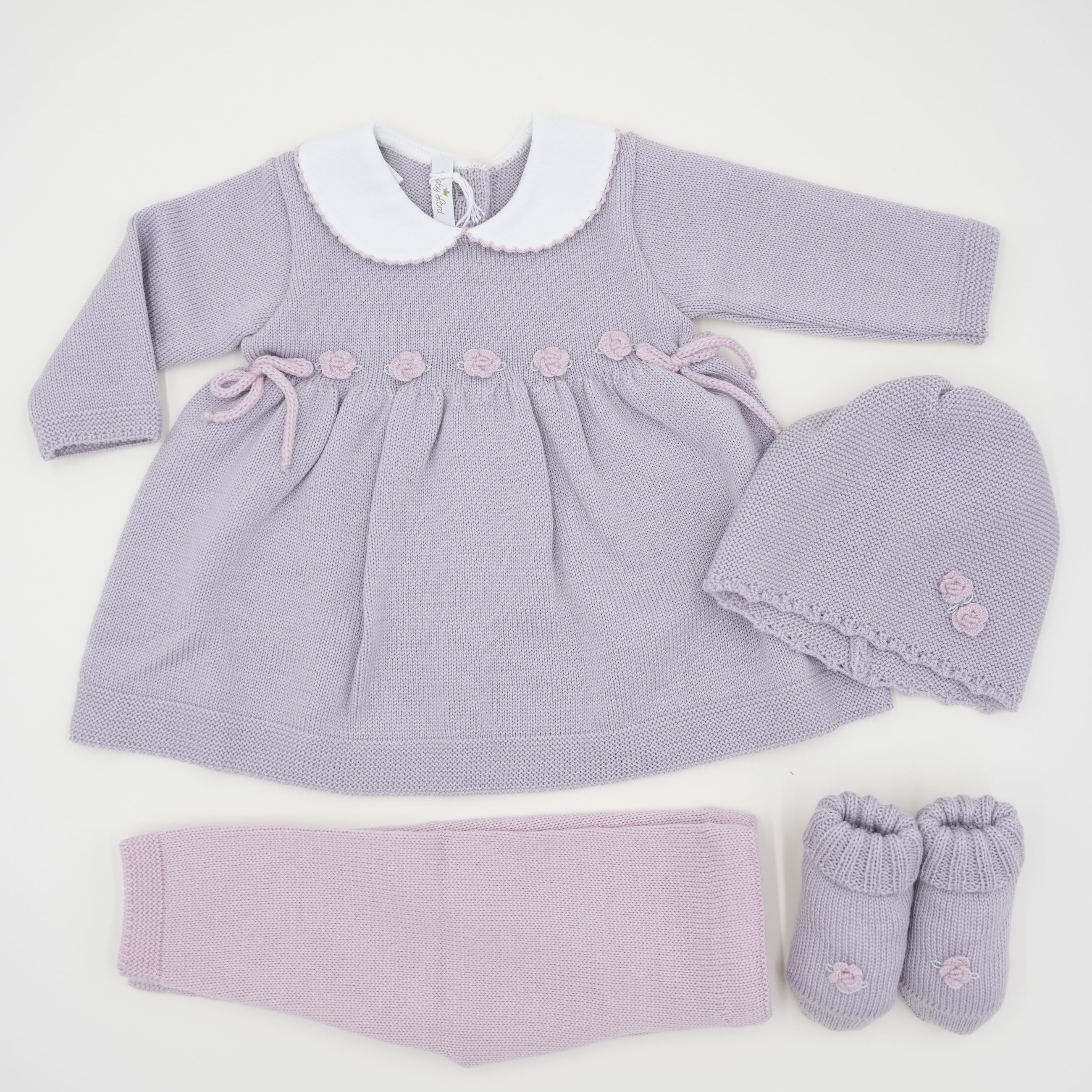 Baby Lord Accessori Abbigliamento Completo 4 Pezzi Corredino Bimba