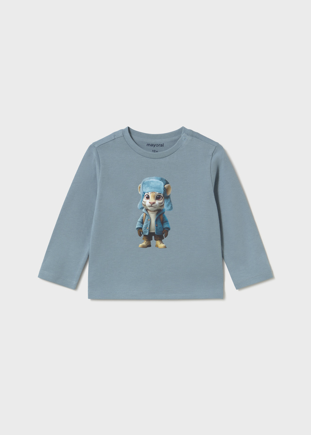 Mayoral T-shirt Manica Lunga Bimbo