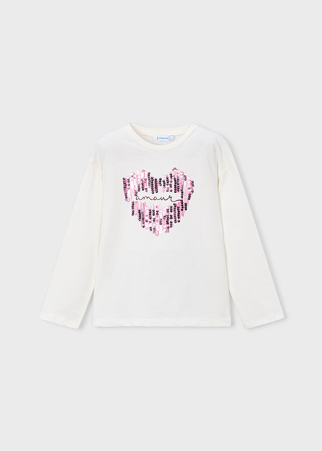 Mayoral T-shirt Manica Lunga Bambine E Ragazze