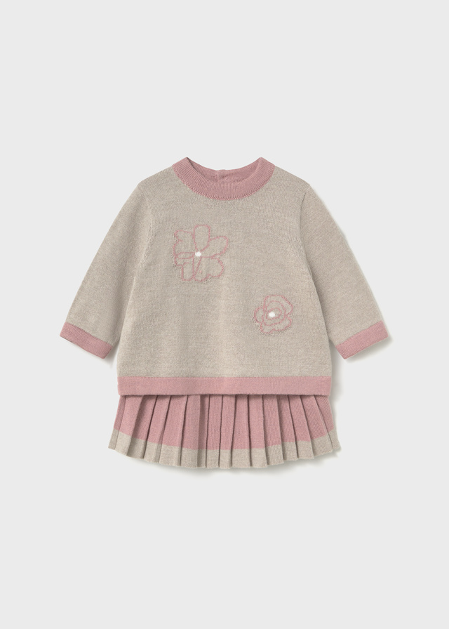 Mayoral Newborn Completo Gonna + Maglia Bimba