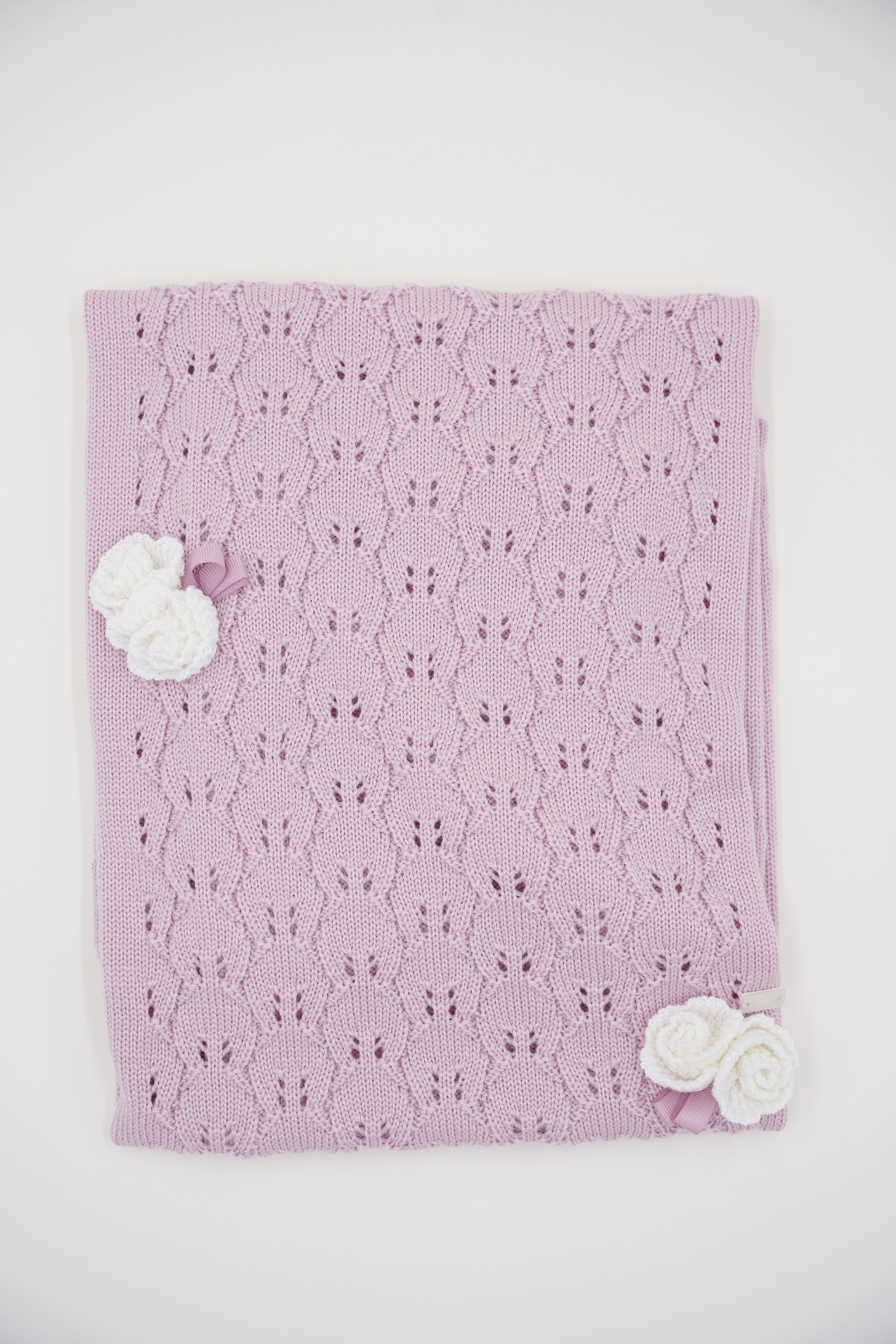 Marlù Accessori Abbigliamento Copertina In Lana Corredino Bimba